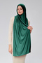 Women's Hijab Combed Shawl Ready Practical Snap-On Easily Wear Long Four Seasons Cotton Shawl - 3