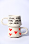 Ceramic Mug for Teacher's Day - Handmade and Lettering "Don'T Miss" - 3