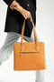 Women's Large Size 4 Compartments Tote Bag Suitable for Daily Use Handbag 234028 Mh - 8