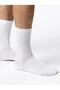 Corded White Unisex Tennis Socks 3-Piece Economical Package -Ml01 - 3