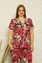Fashion Line Women Cotton Pockets Short Sleeve Big Size Pajamas Suit 202122