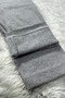 Unisex Gray Winter Tights, Comfortable, Soft, Thick, Netted Underwear Tights Gray -Ml01 - 3
