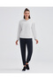 W Soft Touch Hoodie Sweatshirt Women's Gray Sweatshirt S232187-811 - 3