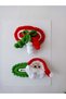 New Year Christmas Icons Handmade Set of 2 Snap Buckles (Suitable for Use for All Ages) - 4