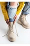 Thick and High Sole Daily Boots Women's Boots BEIGE - 2