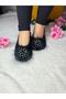 Elegance and Comfort Together: Black Diamond Stone Home Flats Booties - 2