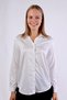 White Hidden Button Detail Shirt 4057A - 3