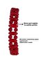 Double Row Coral Bracelet 320-2 - 4