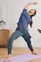 Women Sportswear Fit Training Leggings, Sage Blue