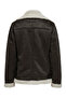 Women's Coat Brown 15304775 Onlnewdiana Avıator - 4