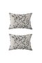 2-Piece Ds108 - Double-Sided Rectangular Throw Pillow Cover - 2