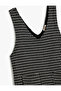 Gilet Dress Mini with Pockets V Neck Sleeveless - 3