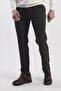 Black Comfort Fit Double Pocket Flap Pleated Side Pocket Pants - 3