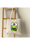 Keroppi design thick canvas, rips cloth bag, shoulder bag, thick tote bag, pinterest bag