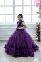 Girls' Evening Dresses Our Princess Model Double Layered Ruffle Sequin Embroidered Latest Designs - 2