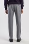 Gray Comfort Fit Double Pocket Flap Pleated Side Pocket Pants - 4