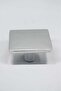 Square Metal Button Chrome Kitchen, Hallway, Cabinet, Drawer Handle