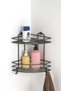 Bathroom Organizer Shampoo Holder Bathroom Shower Shelf Matte Black Bk022H