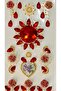 Red Flame Sun Three Dimensional Gem Stone Sticker Decal Sticker 1 Pack Bag Laptop Phone Decoration - 2