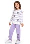 New Season Girl's Leopard and Sequin Patterned Children's Set - 4