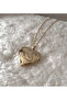 Capped Steel Necklace with Swan Motif - 5
