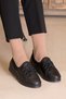 Women's Black Classic Shoes Orthopedic Mother Shoes Mother Ballerina Shoes Mother Women g - 7