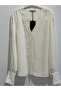 Front Placket Cubed Sleeve Cube Blouse - 2