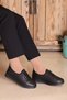 Black Orthopedic Women's Shoes - Mother Ballerina Shoes g - 5