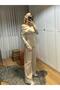 Women's Asymmetric Cut Collar Bottom Top Double Set