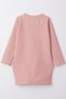 Girl's Tunic Dress with Hat, Printed, 5-10 Years Old, Dried Rose Color - 2