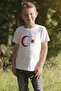 Unisex Kids Crew Neck Turkish Flag Printed Short Sleeve T-Shirt - 6