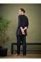 Embroidered Mandarin Collar Shirt & Pants Co-Ord - 6