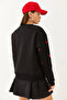 Women's Black Heart Embroidered Sweatshirt Mbhs016 60601016 - 6