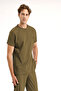 Crew Neck Lycra Single Top Doctor and Nurse Jersey - Surgical Jersey Khaki |   Brl Bagel - 5