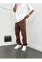 Men's Cargo Pocketed Gabardine Baggy Pants