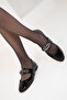 Black Patent Leather Women's Ballerinas 19748 - 5