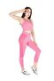 Women's Seamless Thick Strap Bra Bottom Top Fitness Set