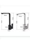 Kitchen Square Sink Faucet - 6