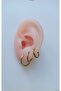 Surgical Steel Gold 3-Piece Hoop Earring Set