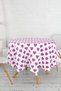 Heart Pattern Digital Printed Round Tablecloth - 2