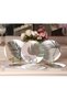6-Piece Pastel Colored Leaf Drawing Charger & Placemat - 2