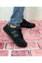 Carter Pu Black Lightweight Thin Sole Men's Sports Shoes - 6