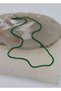 Emerald Stone Thin Natural Stone Necklace 2 mm - 2