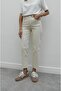 Beige Boy Fit Cut-Cut Jeans - 2