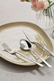 Spruce 84 Pieces 12 Person Fork Spoon Knife Set Boxed - 5