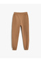 Jogger Sweatpants with Tie Waist Pocket Detail and Ribbon - 2