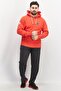 Men Sportswear Fit Long Training Baseball Hoodies, Red - 2