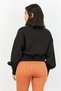 Women Sportswear Fit Long Sleeve Embroidered Logo Sweatshirt, Black - 4