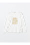 LCW Crew Neck Printed Long Sleeve Women's T-Shirt - 6