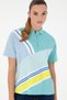 Women's Mint Polo Neck T-Shirt 50283374-Vr090 - 3